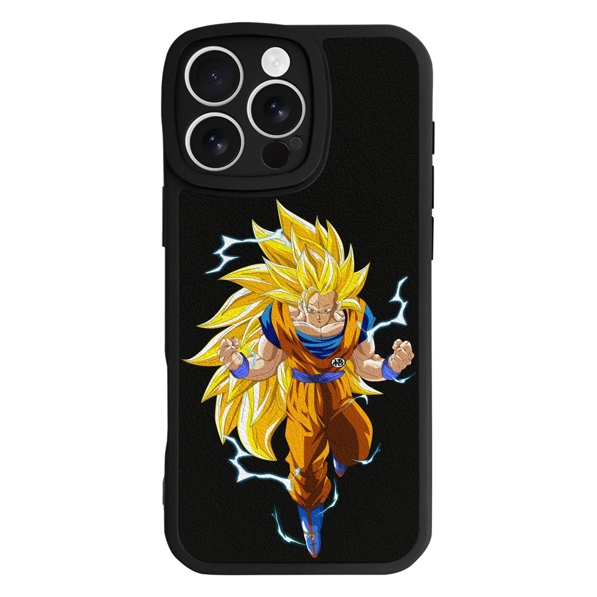 （画像用） ドラゴンボール 孫悟空（そん ごくう）Son Goku カカロット DRAGON BALL Kakarotto 【iPhone 16シリーズ対応】シリコンスマホケース（レザー調） 材質：シリコン